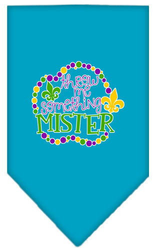 “Throw Me Something Mister” Cotton Pet Bandana from As You Wish Apparel – Mardi Gras Dog Bandana