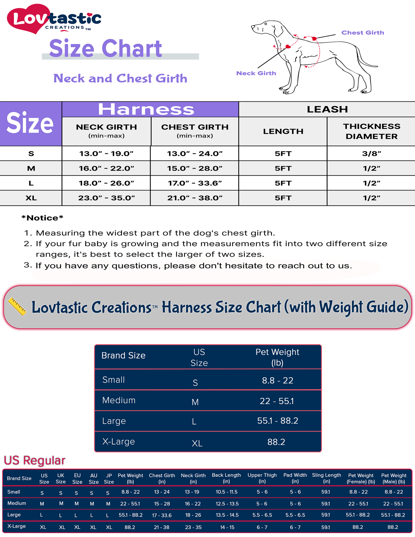 Lovtastic Creations™ No-Pull Dog Harness - with Strong & Durable Dog Leash & Free Poopbag Holder 3pcs Set | Reflective No-Choke Pet Harness