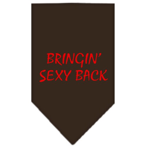 “Bringin Sexy Back” Cotton Pet Bandana from As You Wish Apparel – Dog Humor Bandana