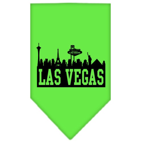 “Las Vegas Skyline” Cotton Pet Bandana from As You Wish Apparel – City Pride Dog Bandana