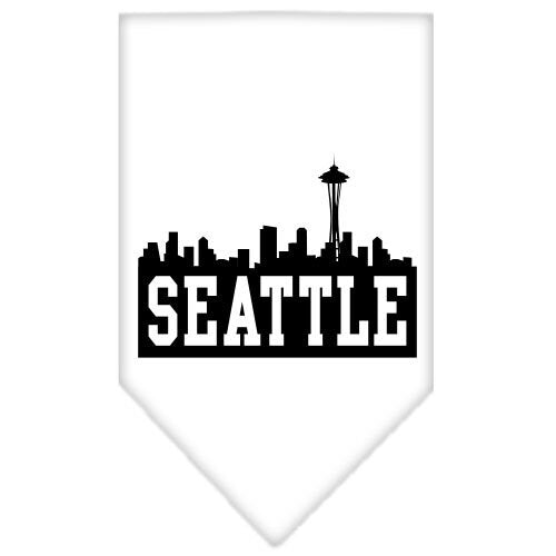 “Seattle Skyline” Cotton Pet Bandana from As You Wish Apparel – City Pride Dog Bandana