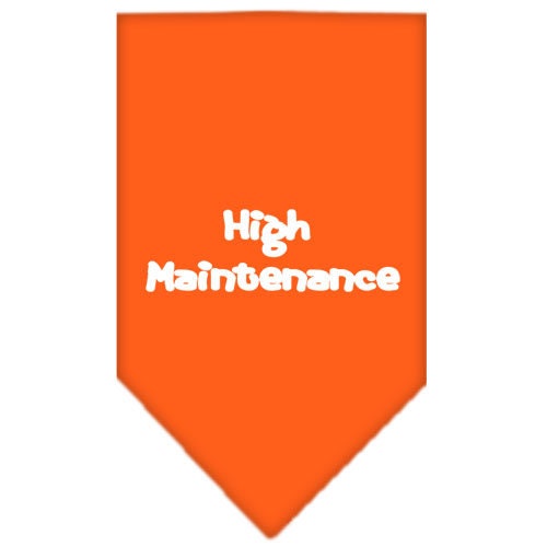 “High Maintenance” Cotton Pet Bandana from As You Wish Apparel – Dog Humor Bandana