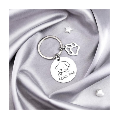 Funny Dog Keychain | Dog Mom & Dog Lover Gift Keyring