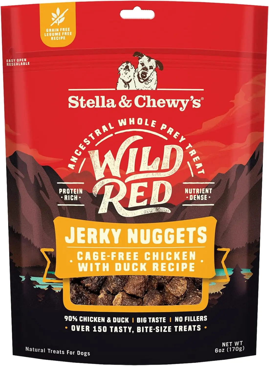 Wild Red Jerky Nuggets Dog Treats