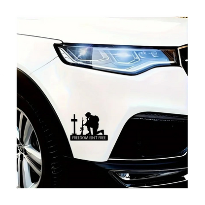 Freedom Isn’t Free Soldier Sticker | Military Patriotic Vinyl Decal