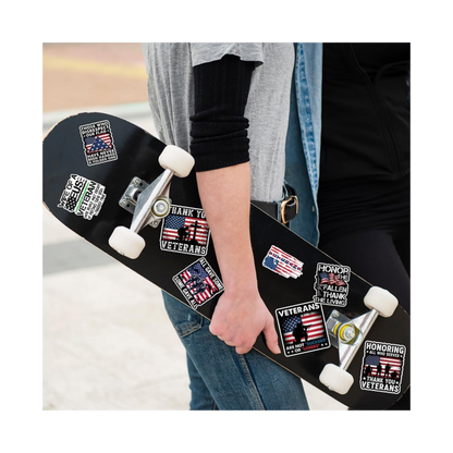 Veterans Thank You Sticker | Military Patriotic Vinyl Sticker