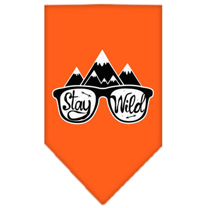 “Stay Wild” Cotton Dog Bandana from As You Wish Apparel – Dog Fashion Bandana