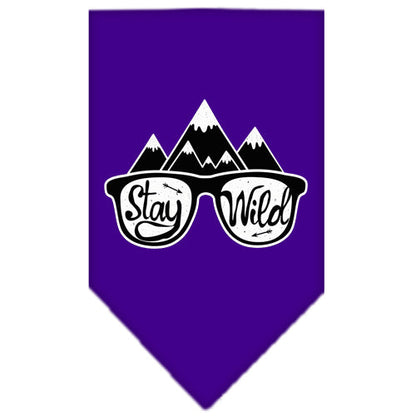“Stay Wild” Cotton Dog Bandana from As You Wish Apparel – Dog Fashion Bandana