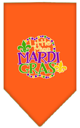 “Little Miss Mardi Gras” Cotton Pet Bandana from As You Wish Apparel – Mardi Gras Dog Bandana