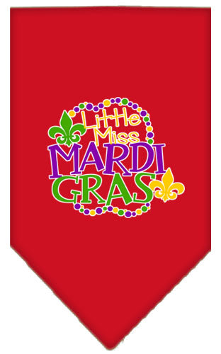 “Little Miss Mardi Gras” Cotton Pet Bandana from As You Wish Apparel – Mardi Gras Dog Bandana