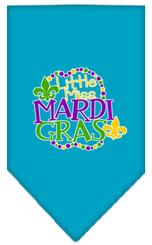 “Little Miss Mardi Gras” Cotton Pet Bandana from As You Wish Apparel – Mardi Gras Dog Bandana