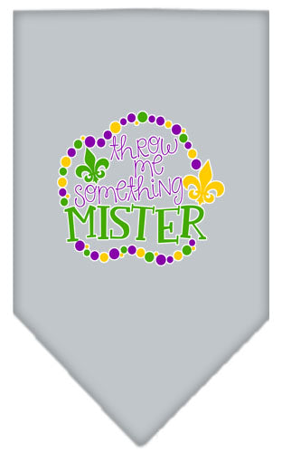 “Throw Me Something Mister” Cotton Pet Bandana from As You Wish Apparel – Mardi Gras Dog Bandana