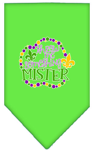 “Throw Me Something Mister” Cotton Pet Bandana from As You Wish Apparel – Mardi Gras Dog Bandana