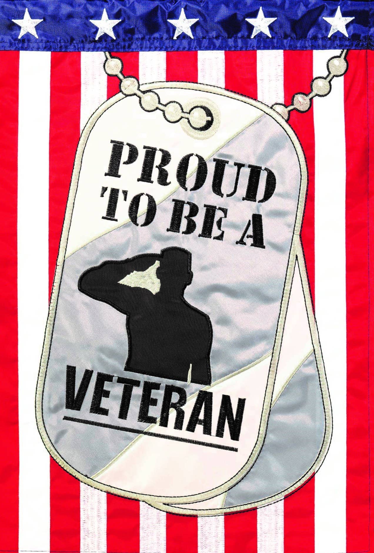 Flag Proud To Be A Veteran 29x42