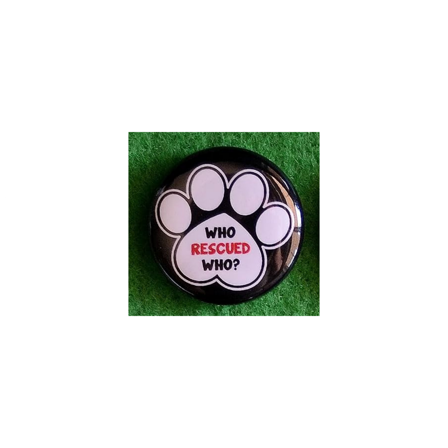 Dog Lover Round Magnet | “Man’s Best Friend” Canine Fridge Magnet (1.5”)