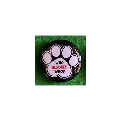 Dog Lover Round Magnet | “Man’s Best Friend” Canine Fridge Magnet (1.5”)