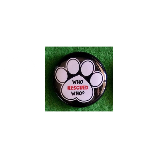 Dog Lover Round Magnet | “Man’s Best Friend” Canine Fridge Magnet (1.5”)