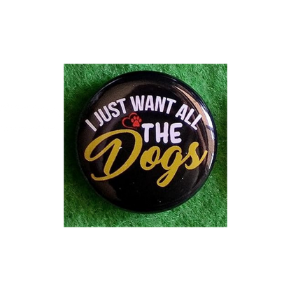 Dog Lover Round Magnet | “Man’s Best Friend” Canine Fridge Magnet (1.5”)