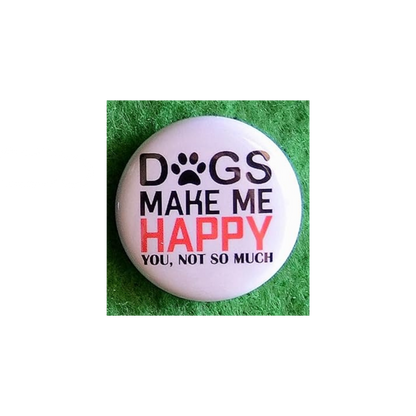 Dog Lover Round Magnet | “Man’s Best Friend” Canine Fridge Magnet (1.5”)