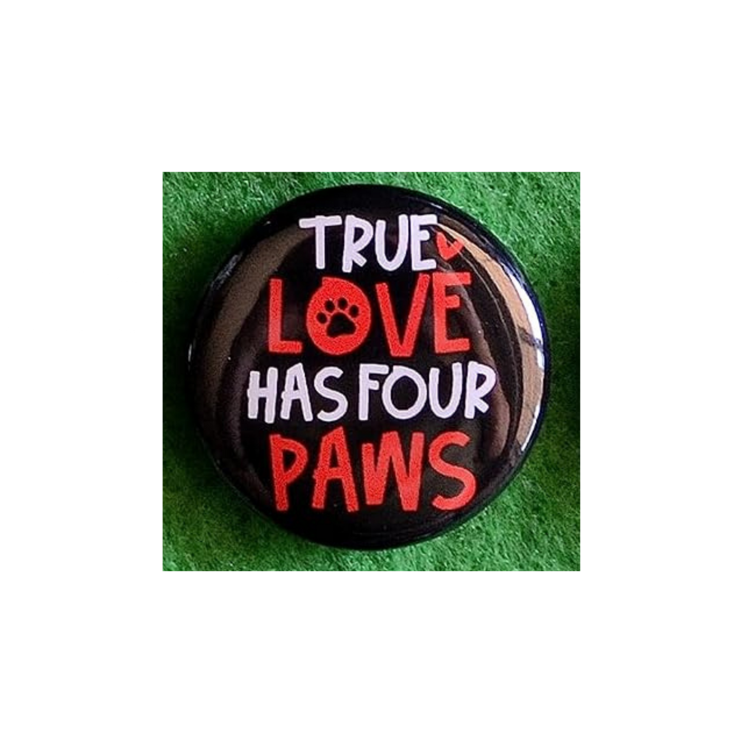 Dog Lover Round Magnet | “Man’s Best Friend” Canine Fridge Magnet (1.5”)