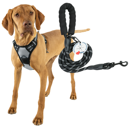 Lovtastic Creations™ No-Pull Dog Harness - with Strong & Durable Dog Leash & Free Poopbag Holder 3pcs Set | Reflective No-Choke Pet Harness