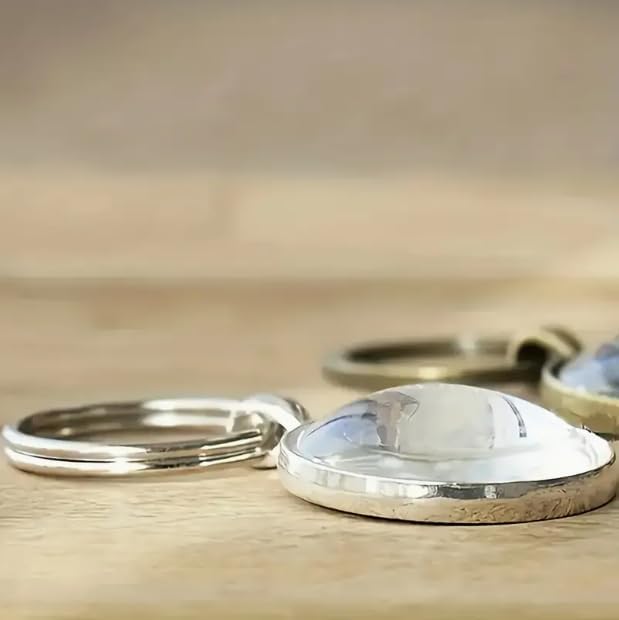 Military Veteran Round Keychain