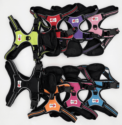 Lovtastic Creations™ No-Pull Dog Harness - with Strong & Durable Dog Leash & Free Poopbag Holder 3pcs Set | Reflective No-Choke Pet Harness