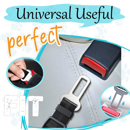 Lovtastic Creations™ Adjustable Heavy-Duty Dog Car Seat Belt – Striped Nylon Travel Safety Leash