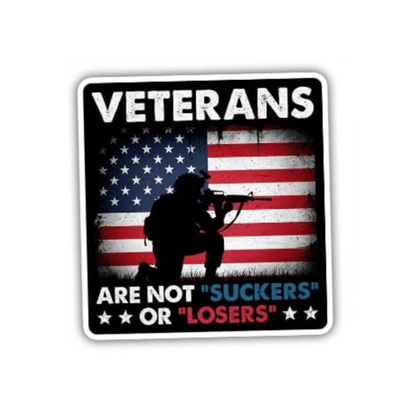 Veterans Thank You Sticker | Military Patriotic Vinyl Sticker