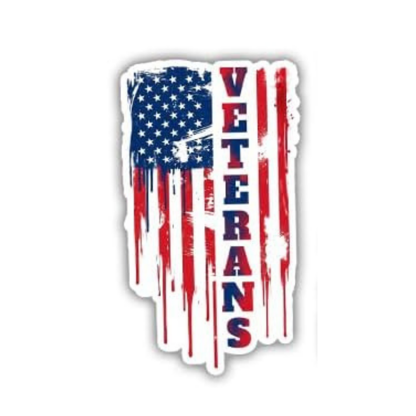 Veterans Thank You Sticker | Military Patriotic Vinyl Sticker