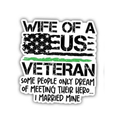Veterans Thank You Sticker | Military Patriotic Vinyl Sticker