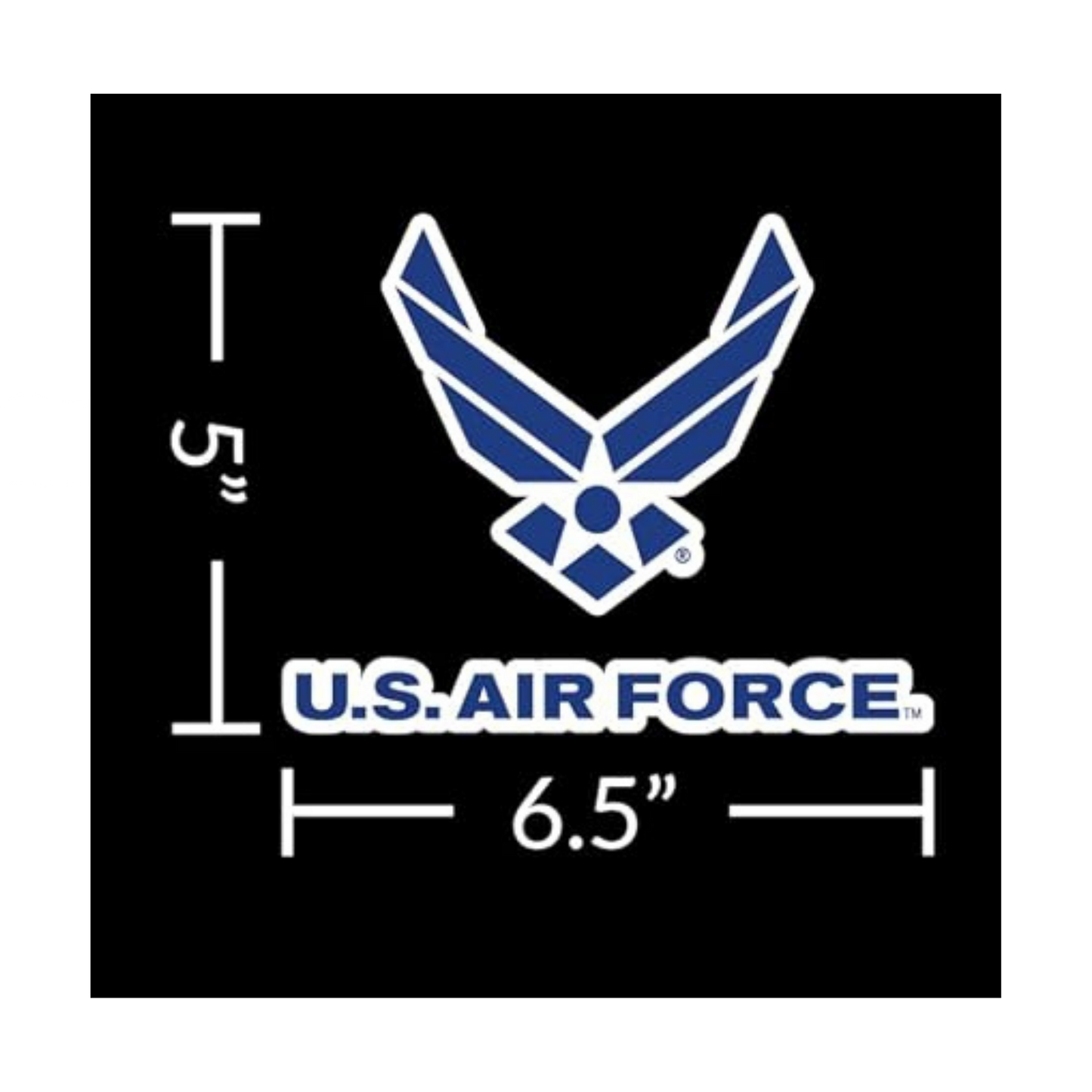 U.S. Military Branch Decal | Army, Navy, Air Force, Marines & Coast Guard