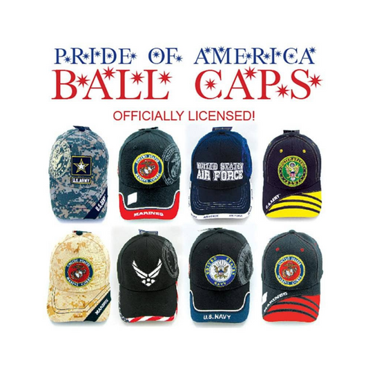Officially Licensed Military Caps