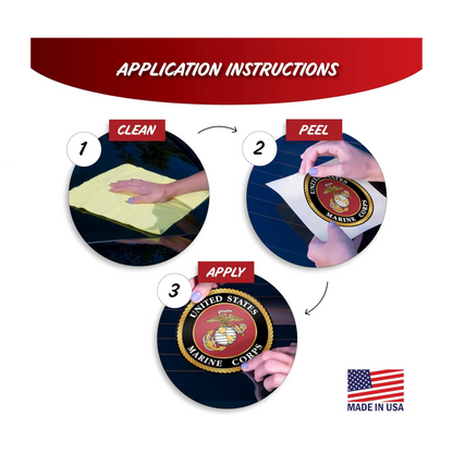 U.S. Military Branch Decal | Army, Navy, Air Force, Marines & Coast Guard