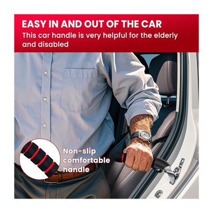 Car Door Assist Handle | Elderly & Handicap Vehicle Support Grip Tool (400lb Capacity)