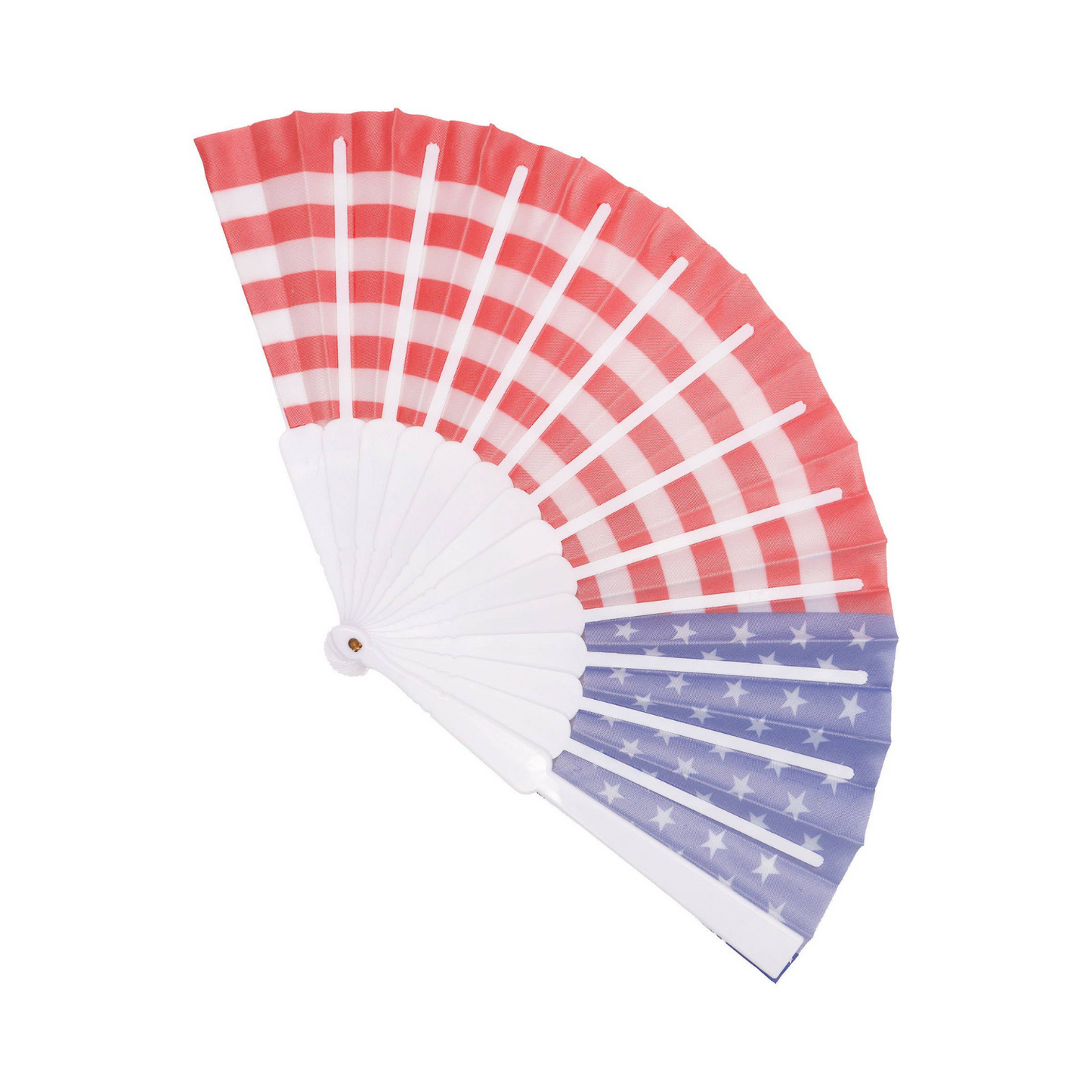 USA American Flag Handheld Folding Fan