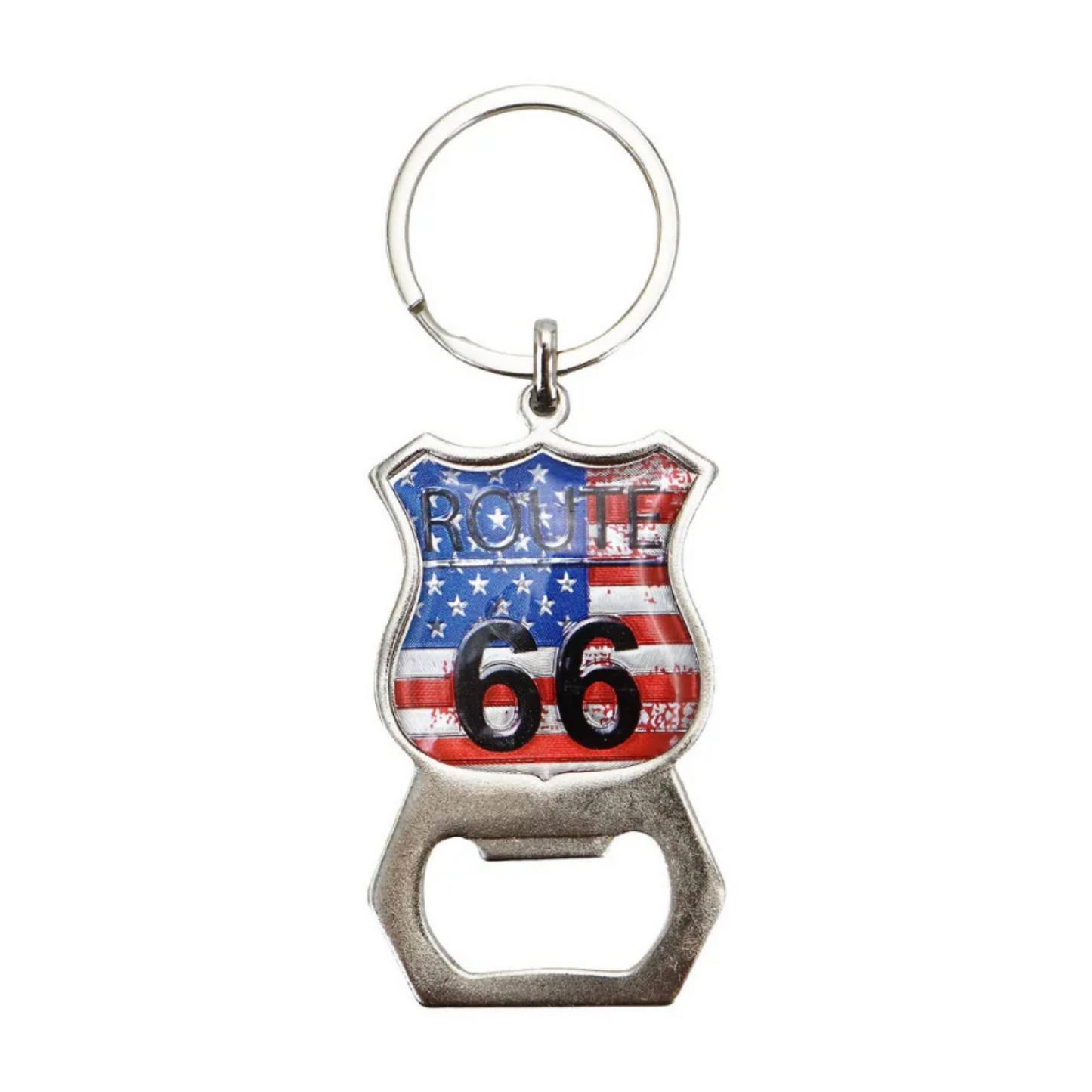 Historic Route 66 Variety Bottle Opener Key Chain