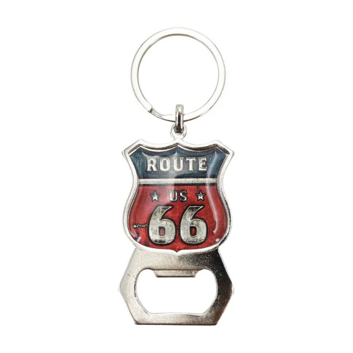 Historic Route 66 Variety Bottle Opener Key Chain
