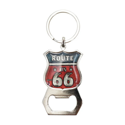 Historic Route 66 Variety Bottle Opener Key Chain