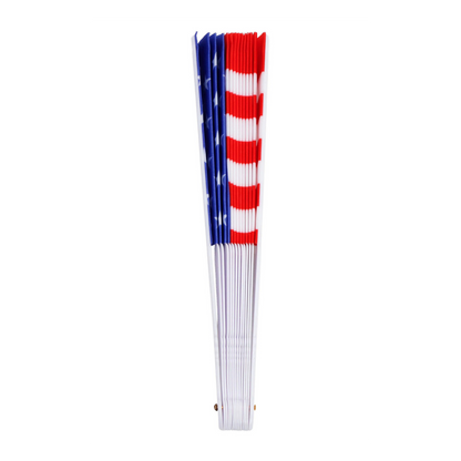 USA American Flag Handheld Folding Fan