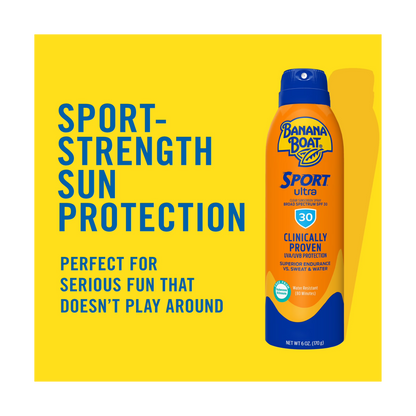 Banana Boat Sport Ultra SPF 30 Sunscreen Spray – 1.8 oz