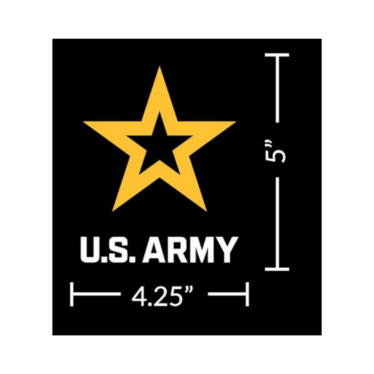 U.S. Military Branch Decal | Army, Navy, Air Force, Marines & Coast Guard