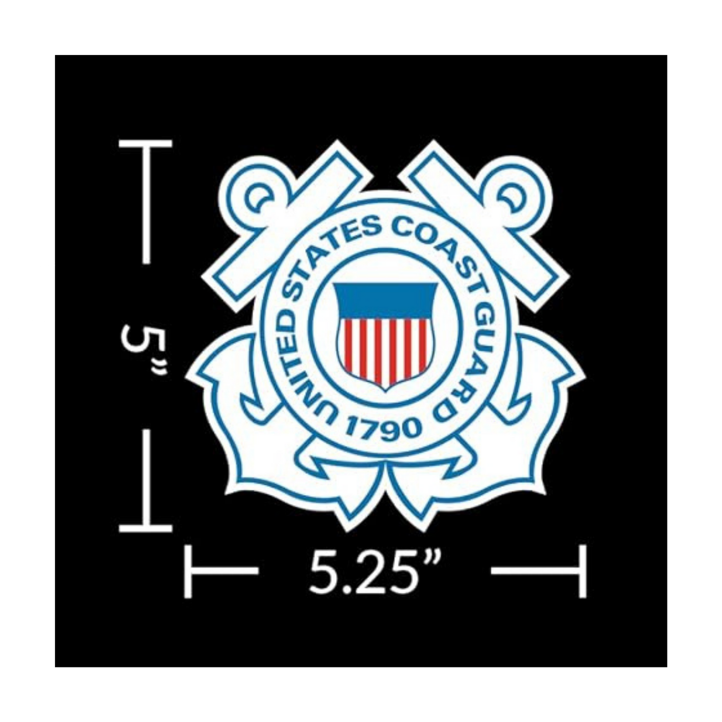 U.S. Military Branch Decal | Army, Navy, Air Force, Marines & Coast Guard