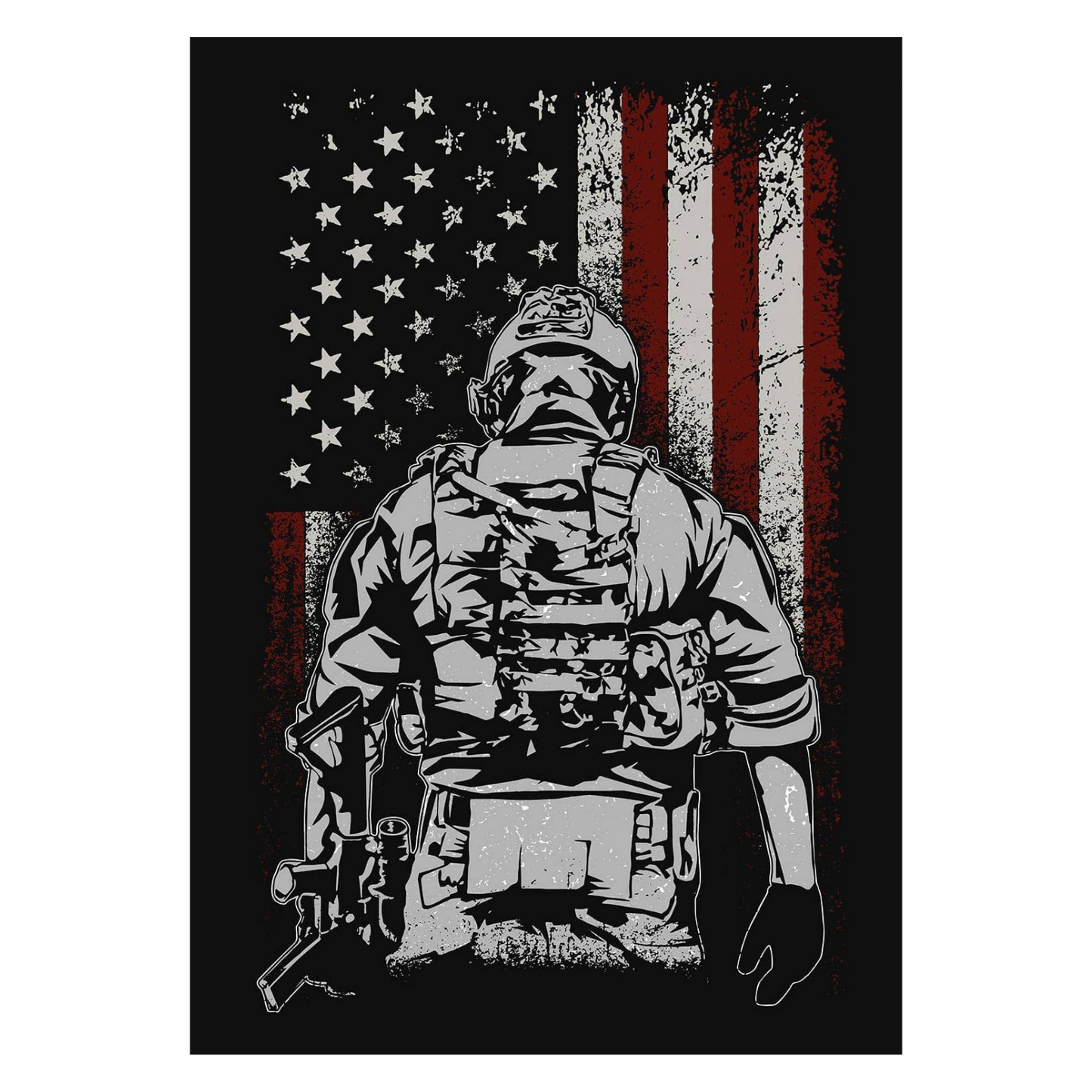 Magnet-Soldier Flag