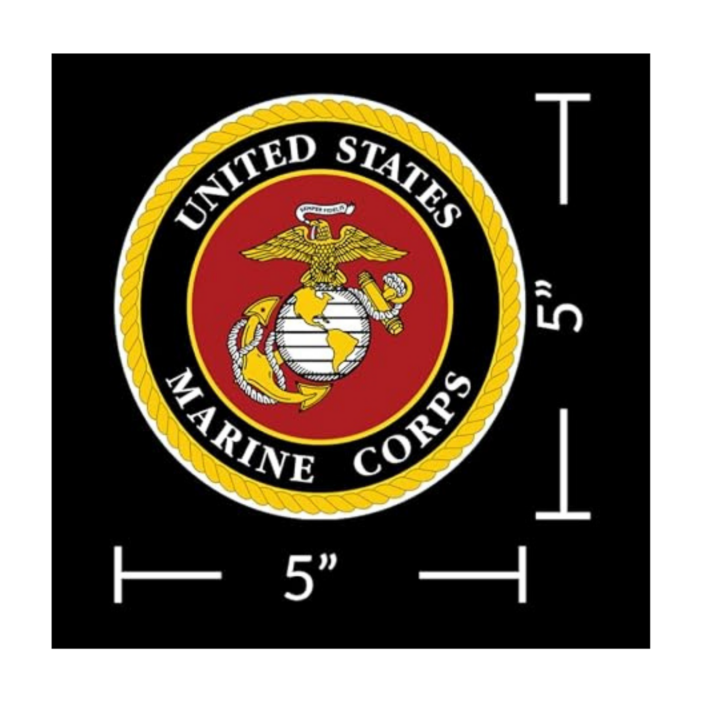 U.S. Military Branch Decal | Army, Navy, Air Force, Marines & Coast Guard