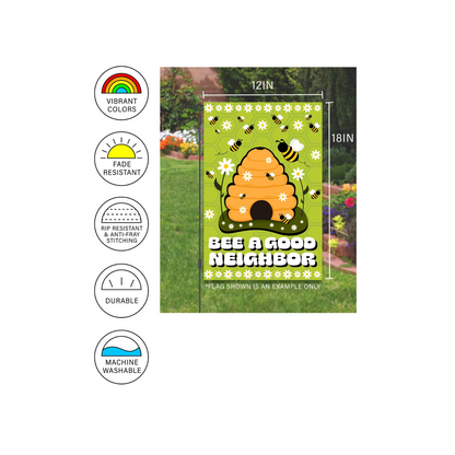 "Beware of Dog. The Cat is Shady as Hell Too" Garden Flag