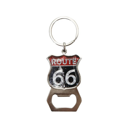 Historic Route 66 Variety Bottle Opener Key Chain