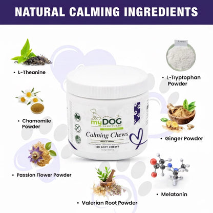 Tranquil Haven™ Calming Chews from My Dog Sanctuary – Dog Anxiety Support Treats