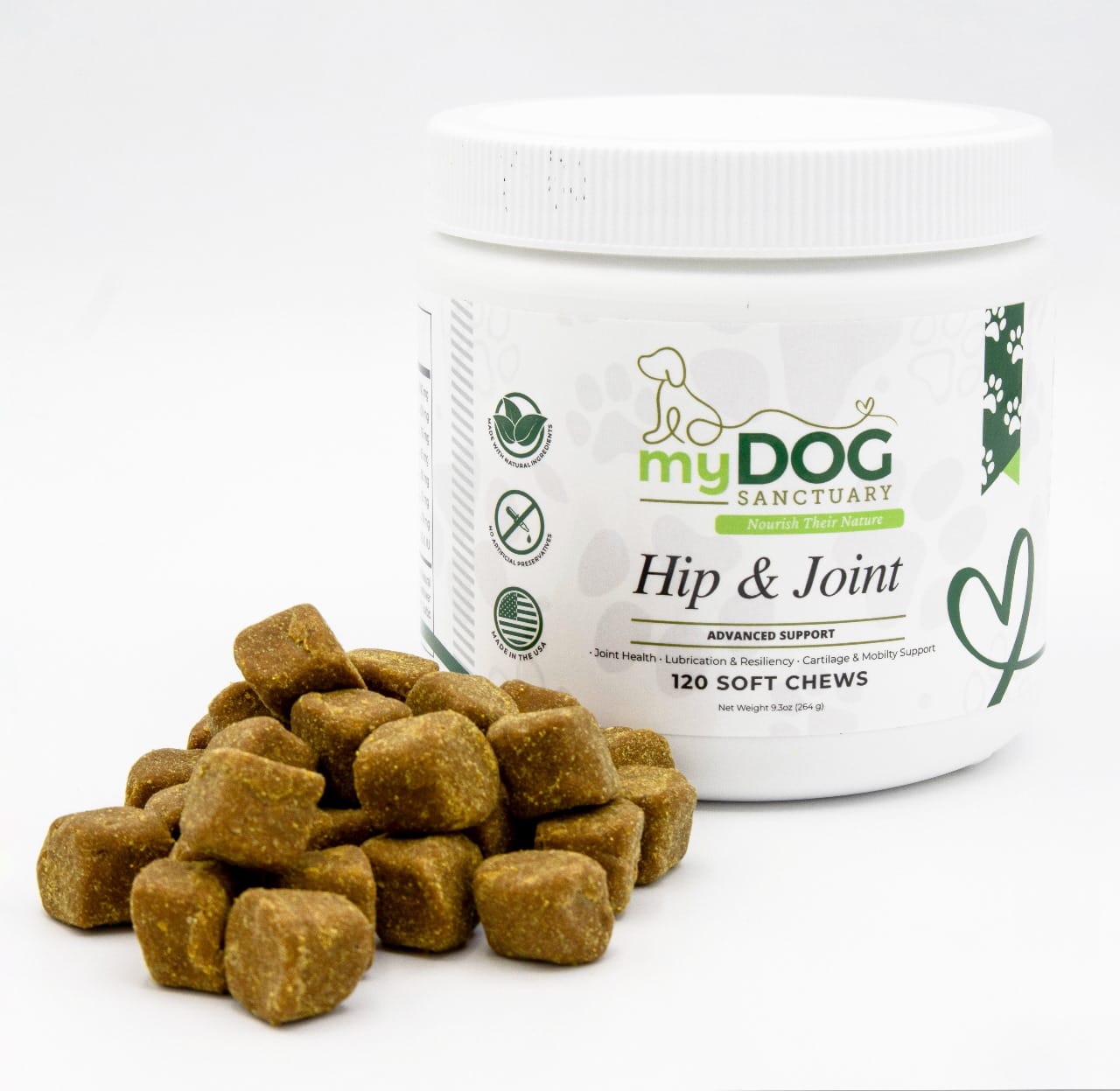 Sacred Steps™ Hip & Joint Support Chews from My Dog Sanctuary – Dog Joint Wellness Supplements