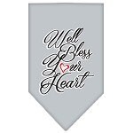 “Well Bless Your Heart” Cotton Pet Bandana from As You Wish Apparel – Southern Charm Dog Bandana